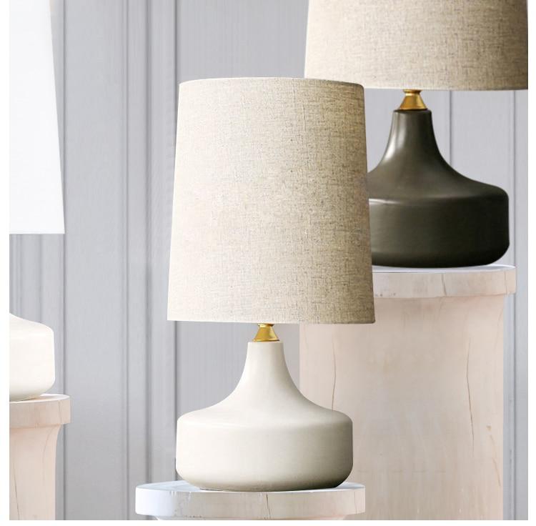 Maple – Iron and Fabric Shade Desk Lamp
