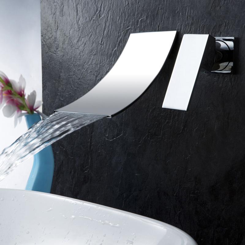 Tide – Wall-Mounted Waterfall Spout Mixer