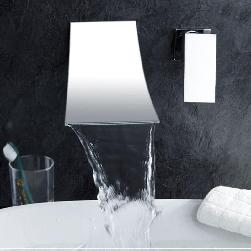Tide – Wall-Mounted Waterfall Spout Mixer