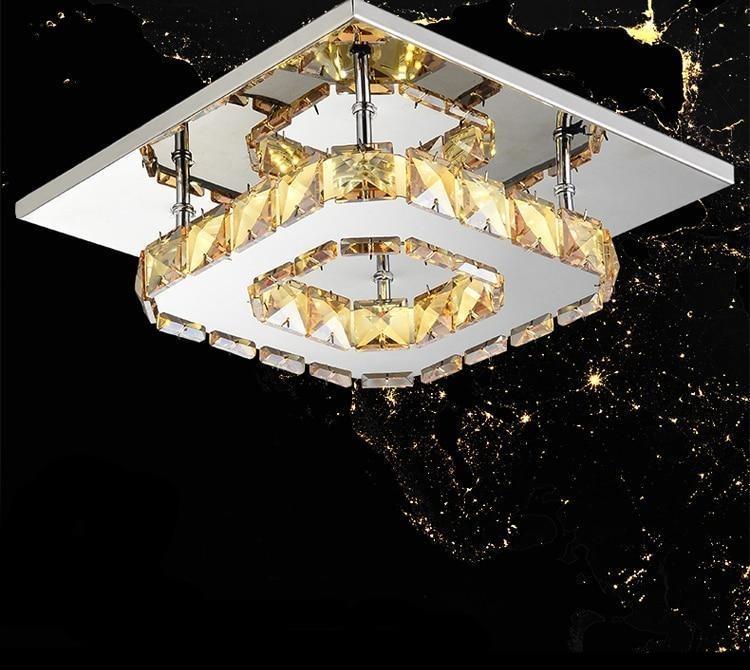 Glacier – Crystal LED Flush Ceiling Light