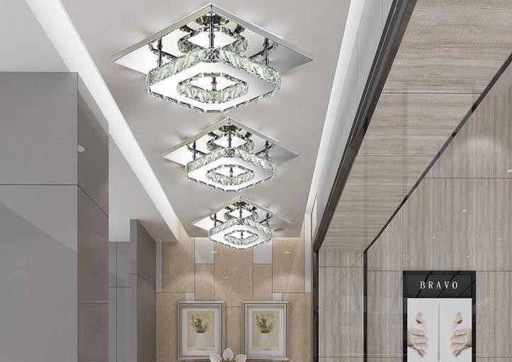 Glacier – Crystal LED Flush Ceiling Light