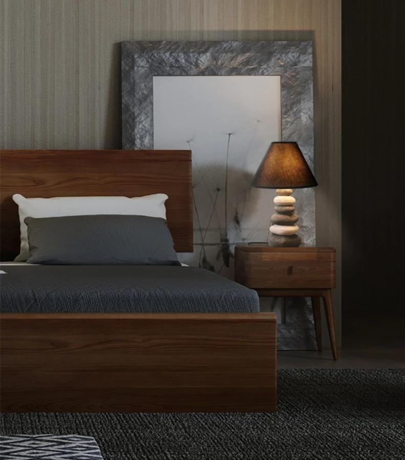 Cairn – Stacked Ceramic Stone Table Lamp