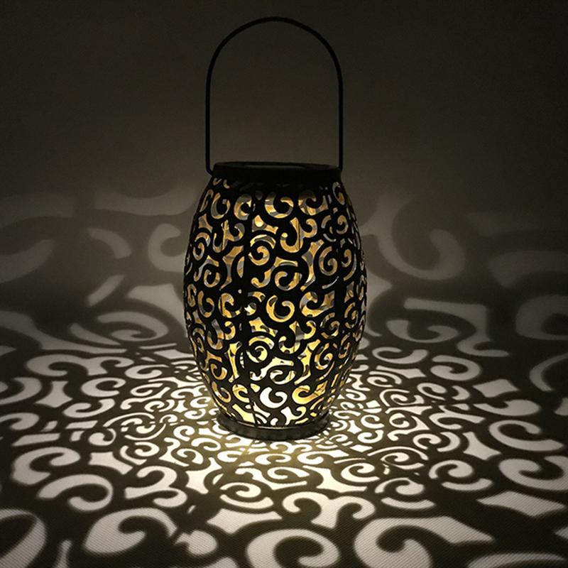 Ferrara – Moroccan Pattern Solar Table Lantern