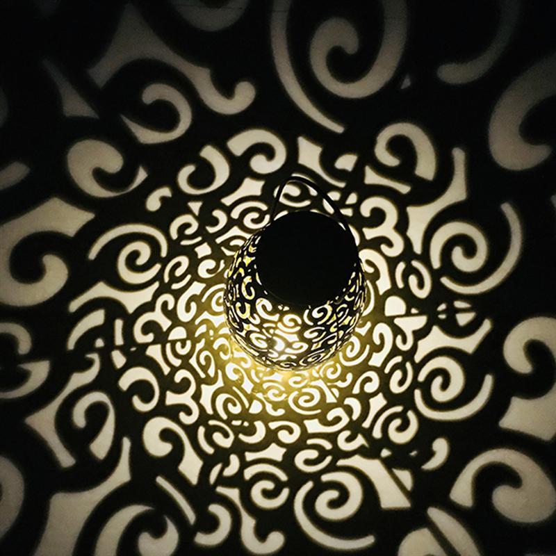 Ferrara – Moroccan Pattern Solar Table Lantern