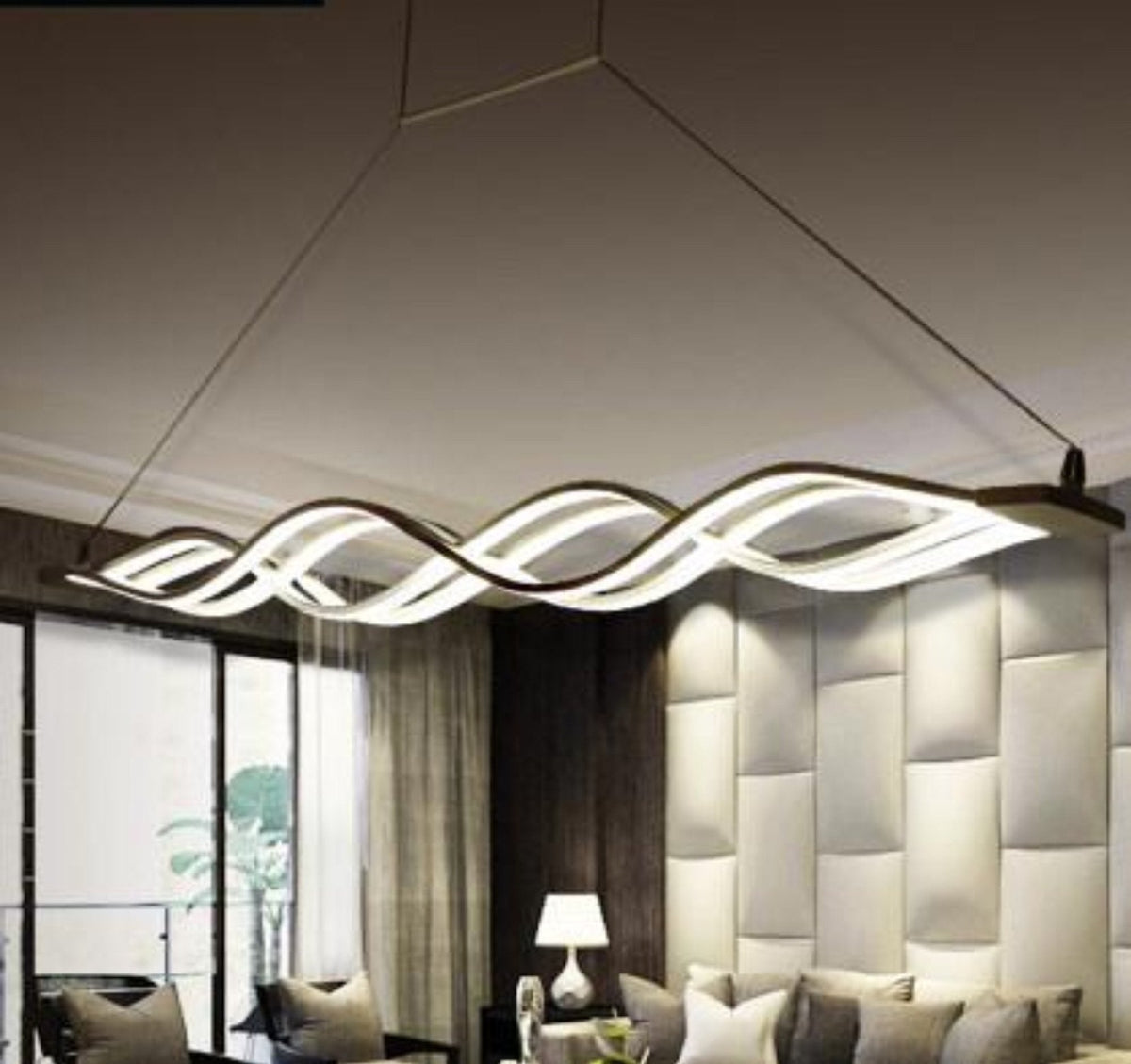 Corrin – Flush Mount LED Wave Ceiling Light