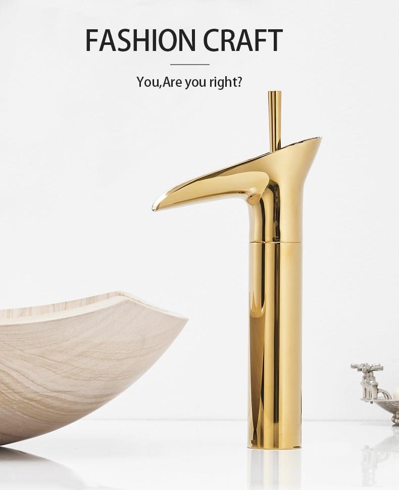 Bergamo – Single Lever Waterfall Basin Tap