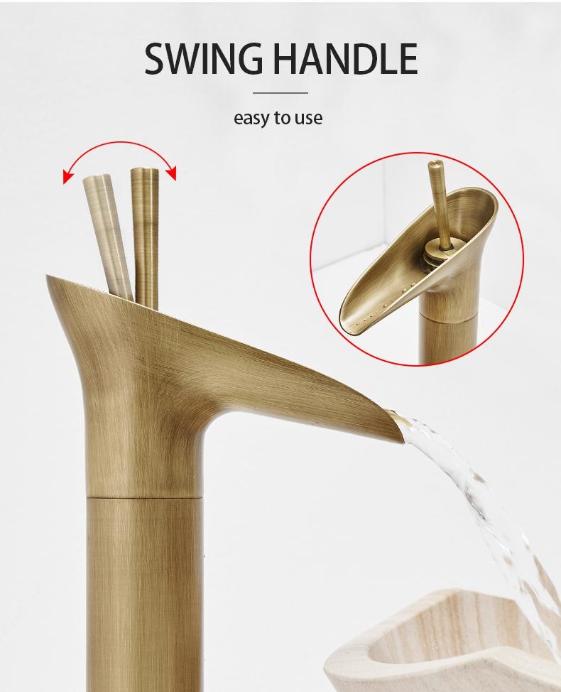 Bergamo – Single Lever Waterfall Basin Tap
