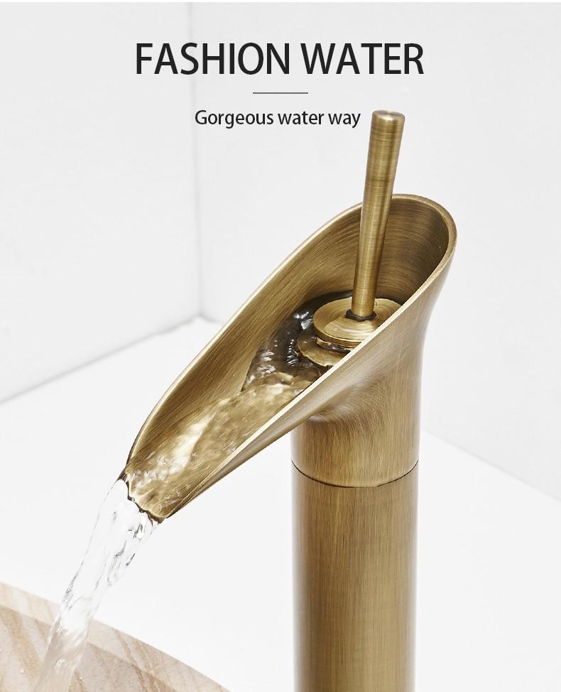 Bergamo – Single Lever Waterfall Basin Tap