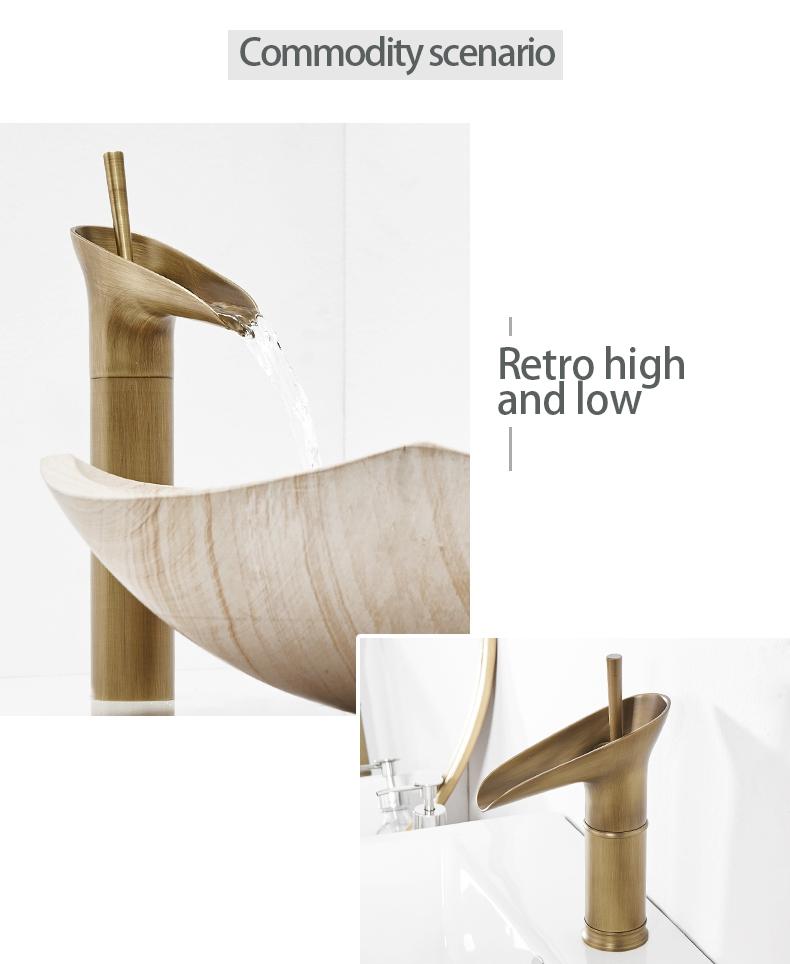 Bergamo – Single Lever Waterfall Basin Tap