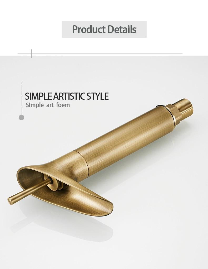 Bergamo – Single Lever Waterfall Basin Tap