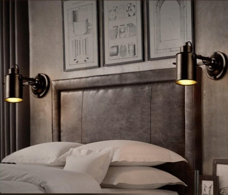 Aspen – Adjustable Matte Metal Bedside Wall Light