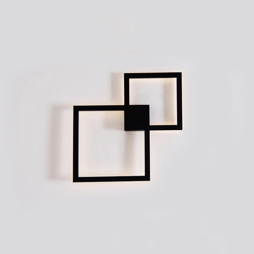 Quoin – Square Aluminium & Acrylic LED Wall Light