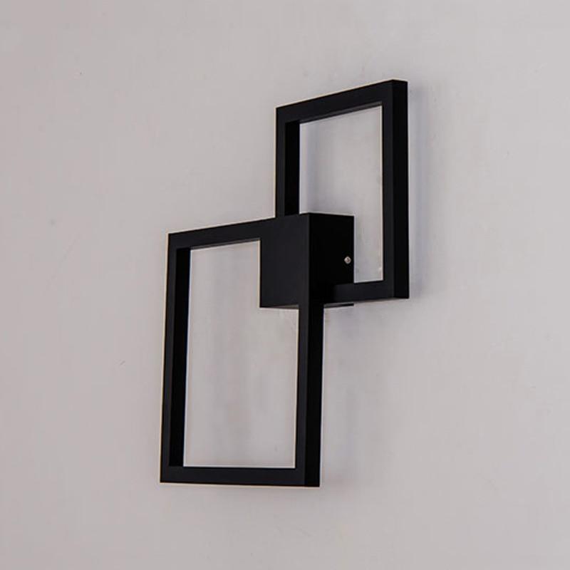 Quoin – Square Aluminium & Acrylic LED Wall Light