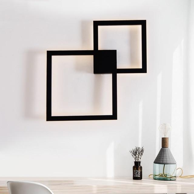 Quoin – Square Aluminium & Acrylic LED Wall Light