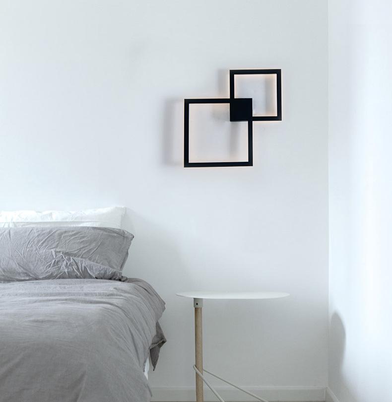 Quoin – Square Aluminium & Acrylic LED Wall Light
