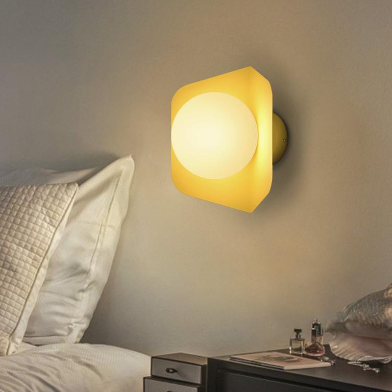 Finial – Candy-Colour Iron & Acrylic Wall Light