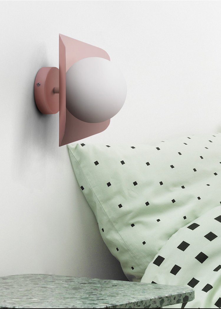 Finial – Candy-Colour Iron & Acrylic Wall Light