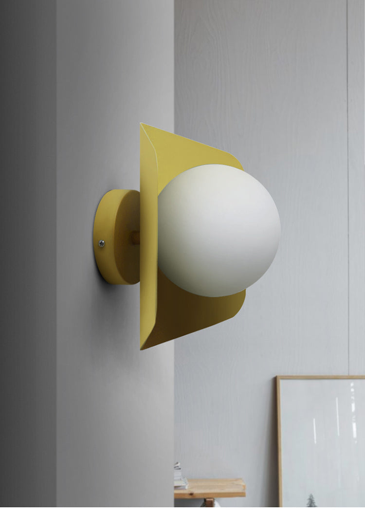 Finial – Candy-Colour Iron & Acrylic Wall Light