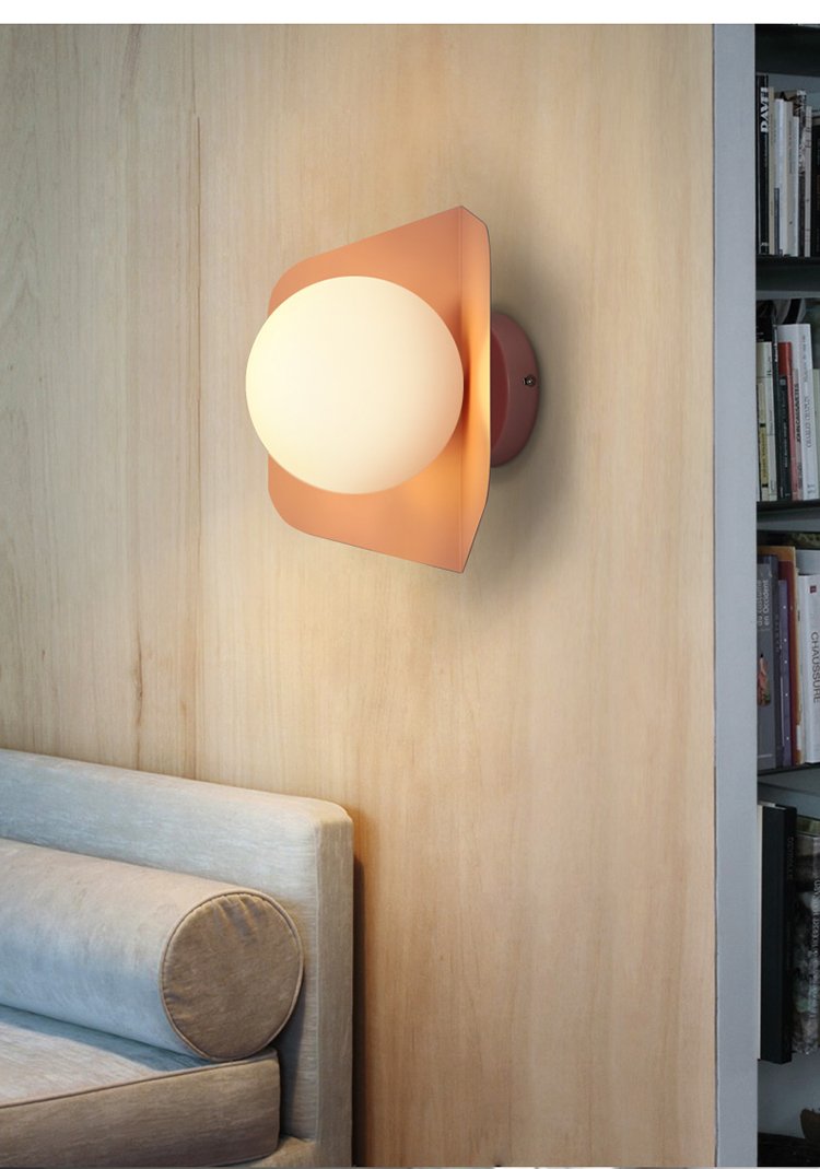 Finial – Candy-Colour Iron & Acrylic Wall Light