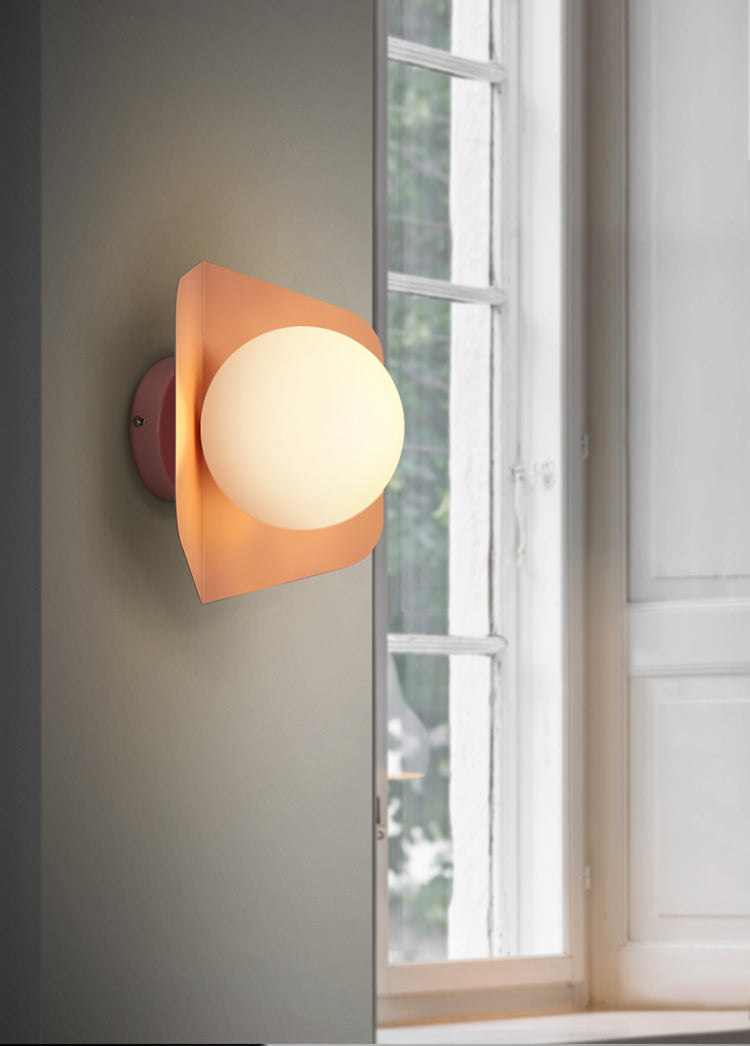 Finial – Candy-Colour Iron & Acrylic Wall Light