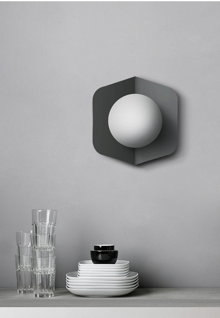 Finial – Candy-Colour Iron & Acrylic Wall Light