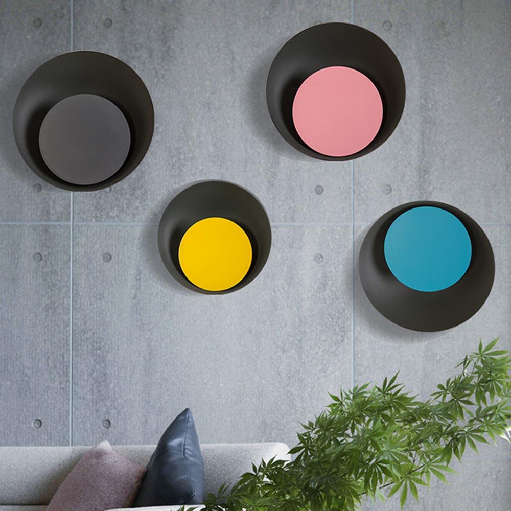 Crescent – Two-Tone Macaron LED Wall Light
