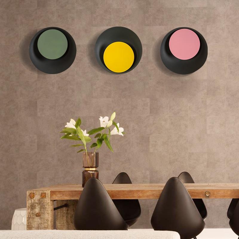 Crescent – Two-Tone Macaron LED Wall Light