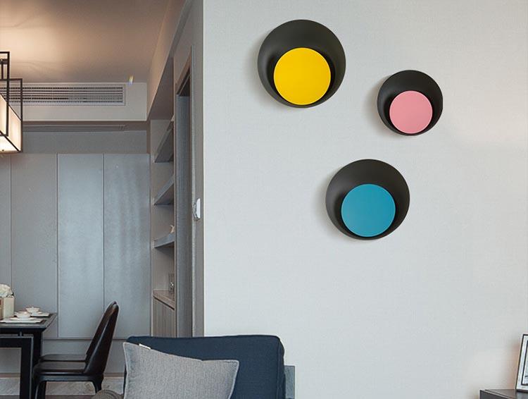 Crescent – Two-Tone Macaron LED Wall Light