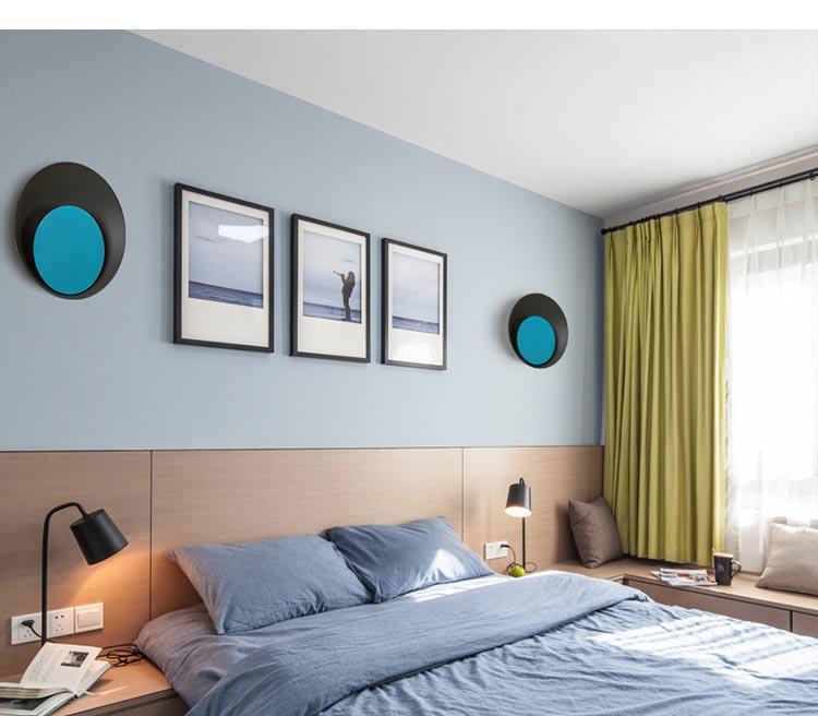 Crescent – Two-Tone Macaron LED Wall Light