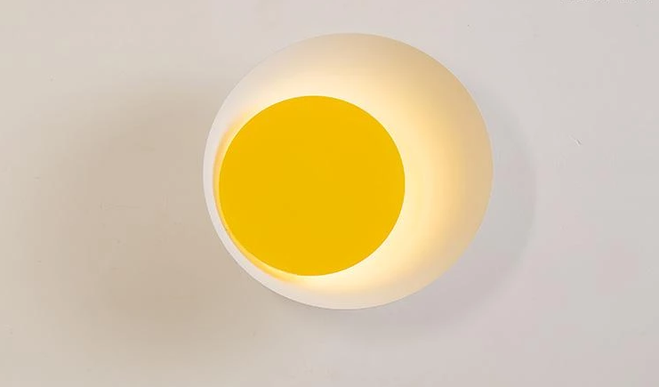 Crescent – Two-Tone Macaron LED Wall Light