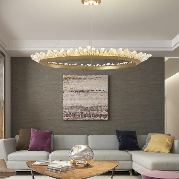 Basilica – Iron & Crystal LED Chandelier