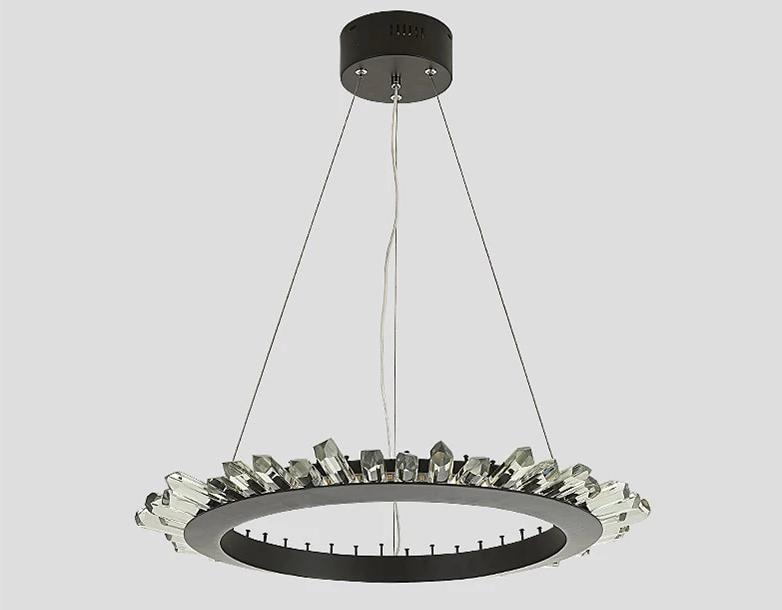 Basilica – Iron & Crystal LED Chandelier