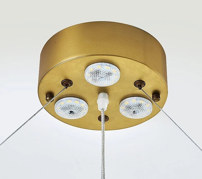 Basilica – Iron & Crystal LED Chandelier