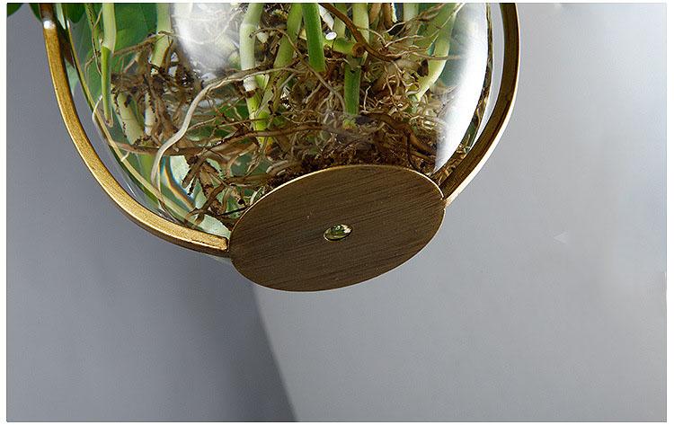 Pergola – Iron & Glass Hanging Planter Pendant