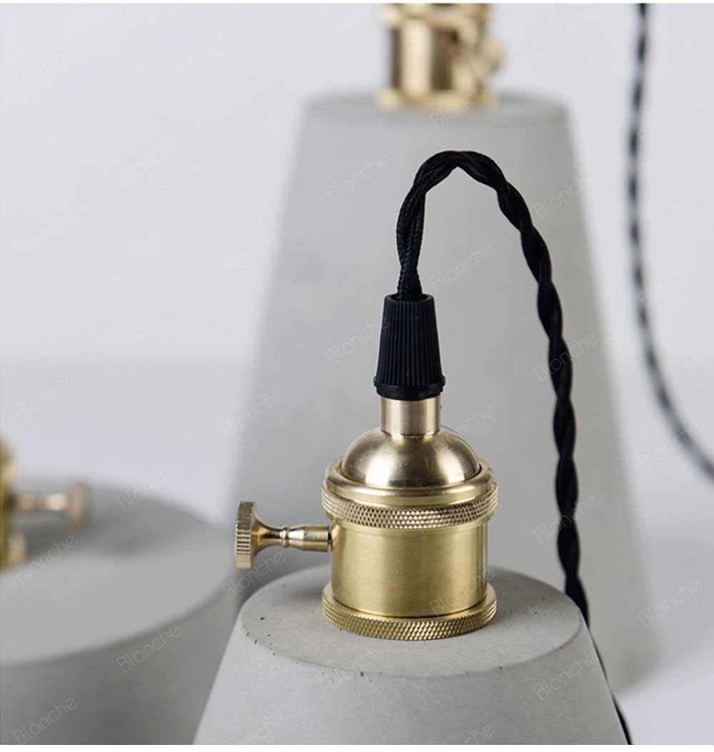 Padova – Cast Cement Industrial Pendant