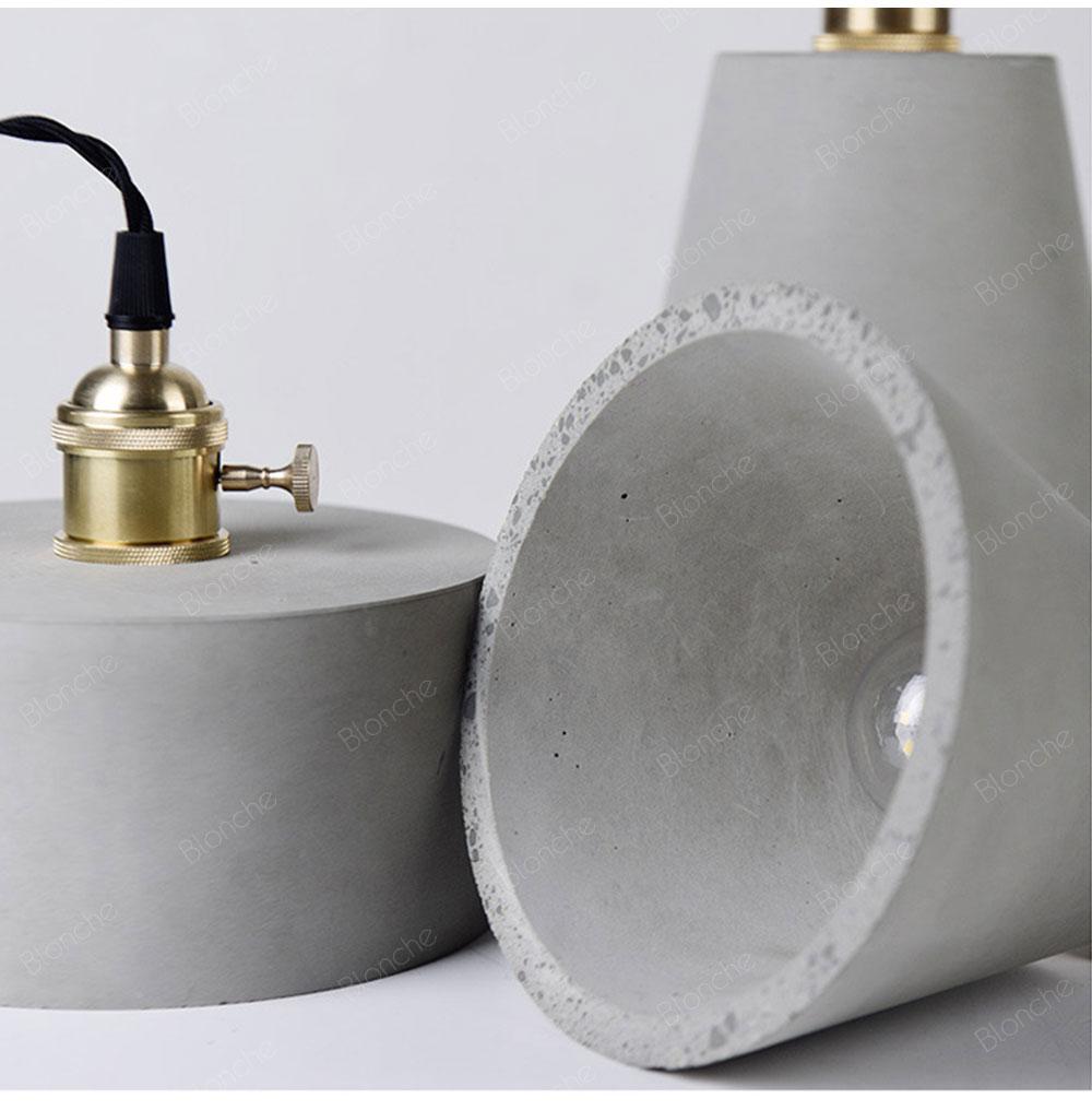 Padova – Cast Cement Industrial Pendant