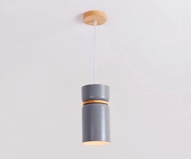 Gable – Nordic Iron & Wood LED Pendant Set