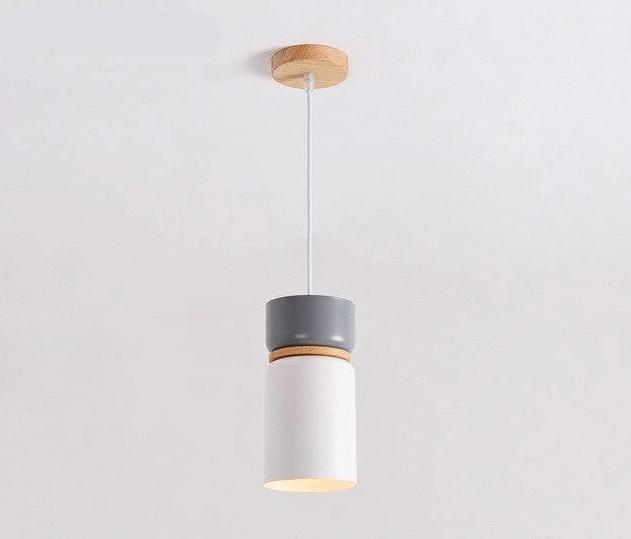 Gable – Nordic Iron & Wood LED Pendant Set