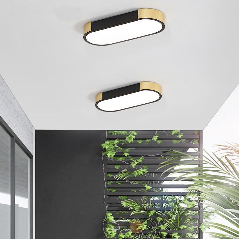 Soffit – Slim Metal & Acrylic Round LED Ceiling Light