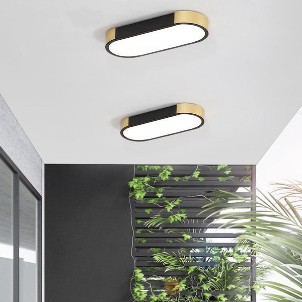Soffit – Slim Metal & Acrylic Round LED Ceiling Light