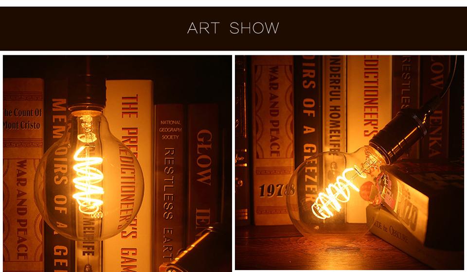 Amber – Vintage-Style E27 LED Filament Bulb
