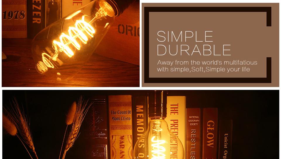 Amber – Vintage-Style E27 LED Filament Bulb