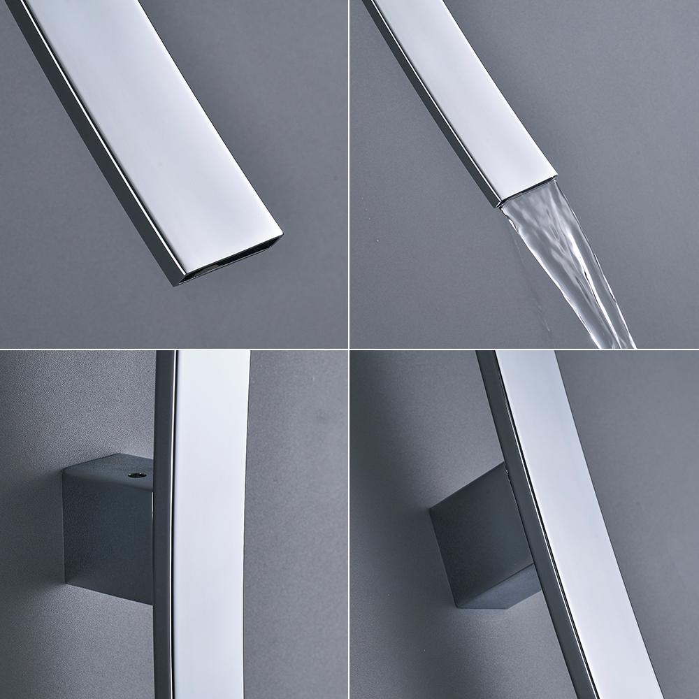 Reef – Brass Waterfall Basin Faucet, Wall or Deck Mount