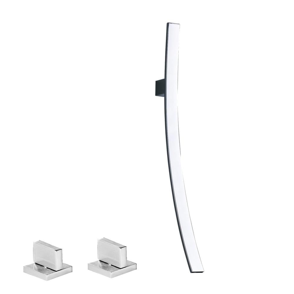 Reef – Brass Waterfall Basin Faucet, Wall or Deck Mount