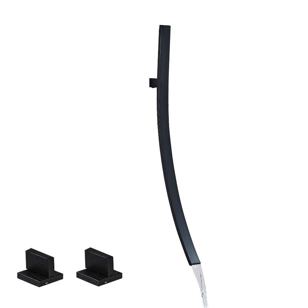 Reef – Brass Waterfall Basin Faucet, Wall or Deck Mount
