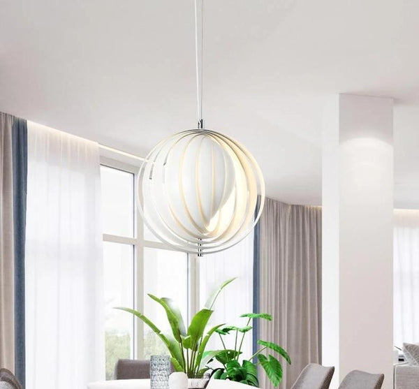 Cupola – Vintage-Style Wood & Iron Dome Pendant