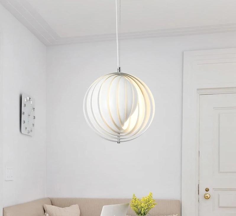 Cupola – Vintage-Style Wood & Iron Dome Pendant