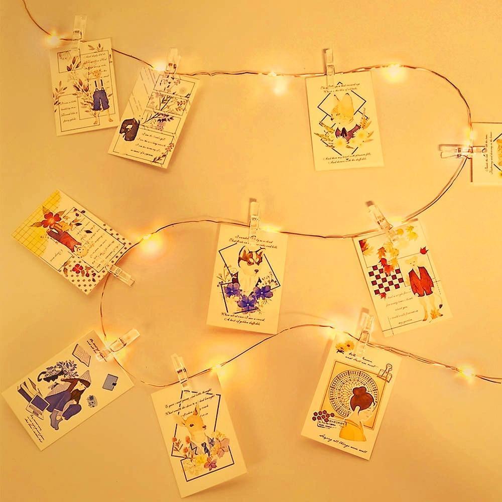Meadow – Warm White Fairy Lights with Photo Clips