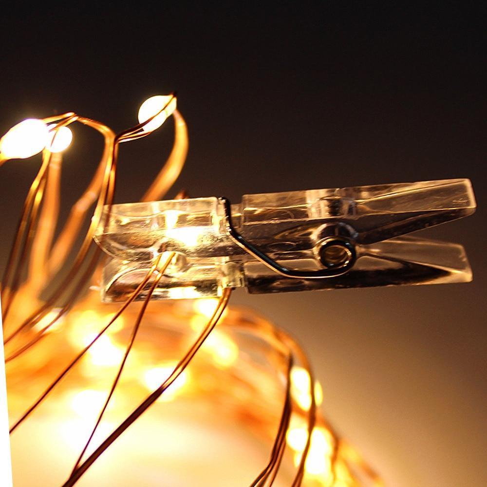 Meadow – Warm White Fairy Lights with Photo Clips