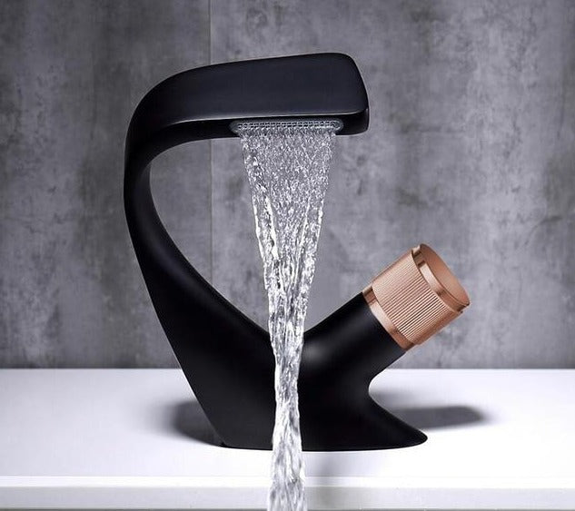 Brook – Solid Brass Waterfall Basin Mixer